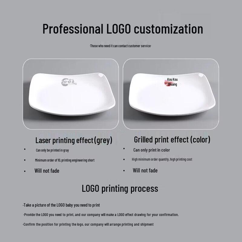 A5 Melamine Commercial Footed Cold Dish Plate