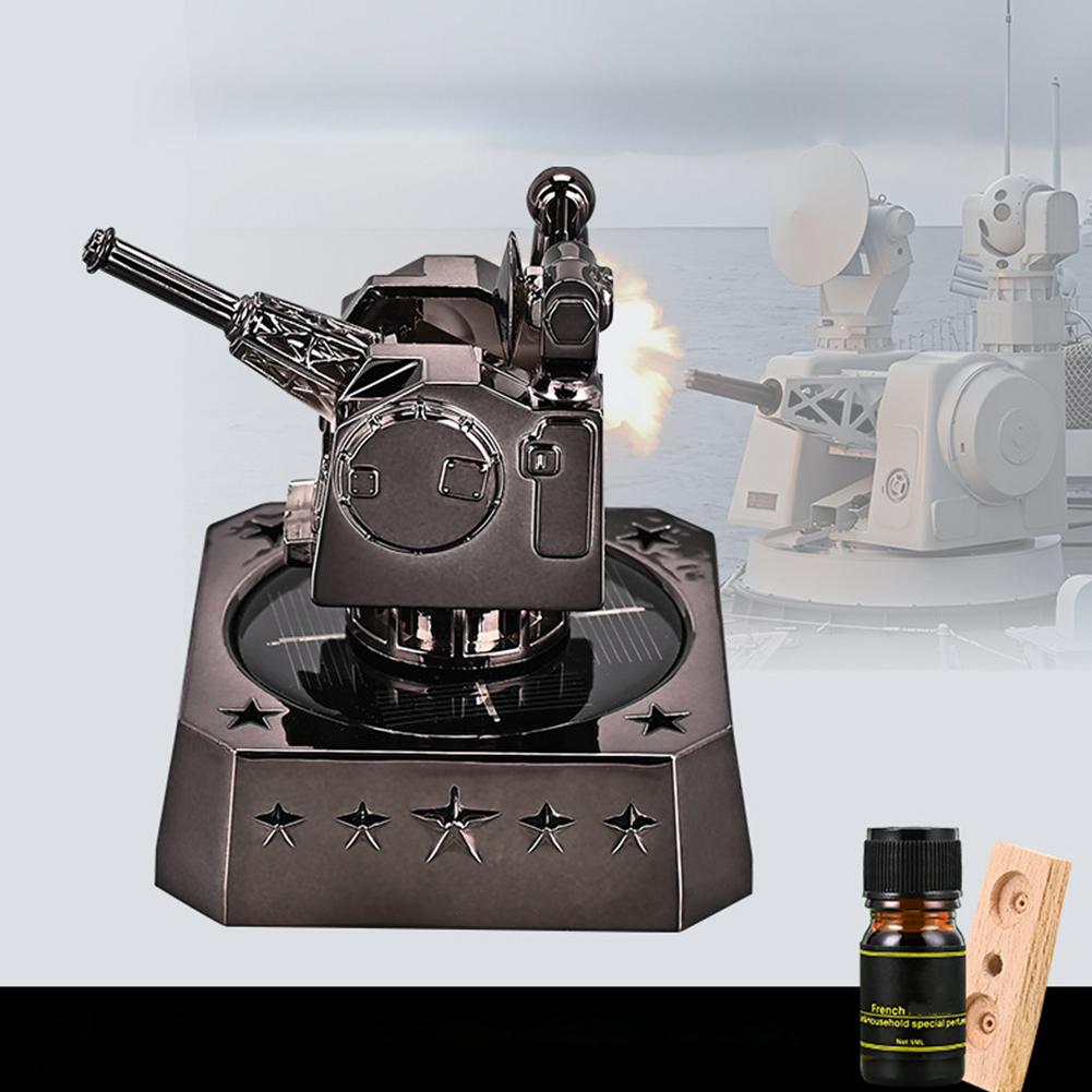 Solar Powered Rotating Car Fragrance Diffuser Dashboard Center Console Air Outlet Air Freshener Long-Lasting Auto Aromatherapy