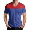 Men's Fashion Printed V-Neck Short Sleeve T-Shirt