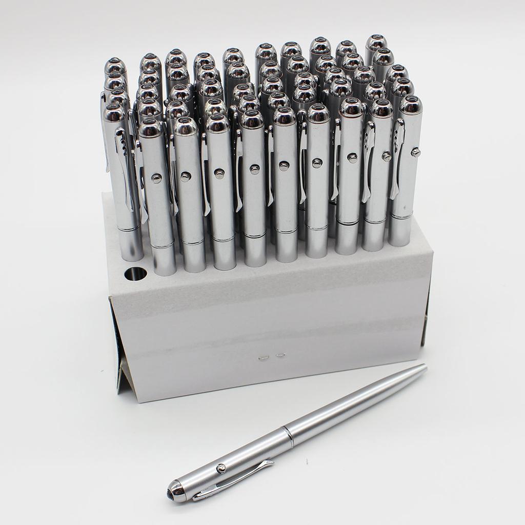 Multi-Purpose Invisible Rotary Ball-Point Pen with LED Light Counterfeit Detector School Office Supplies