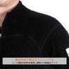 Hidamari Everest Pro High Neck Warm and Warm Dark Black Men's Undershirt, Underwear, Sapium, Triple-Layer Construction, Medium, [EVPS901]