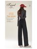 Women's Urban Wool Blend Fleece-Lined Wide-Leg Trousers: Autumn 2025 Bestseller for Comfortable Casual Commutes