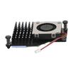for Pi 5 Cooler Replacement Aluminium Alloy Temperature Controlled PWM Speed Control Cooling Fan for Pi 5 4GB 8GB
