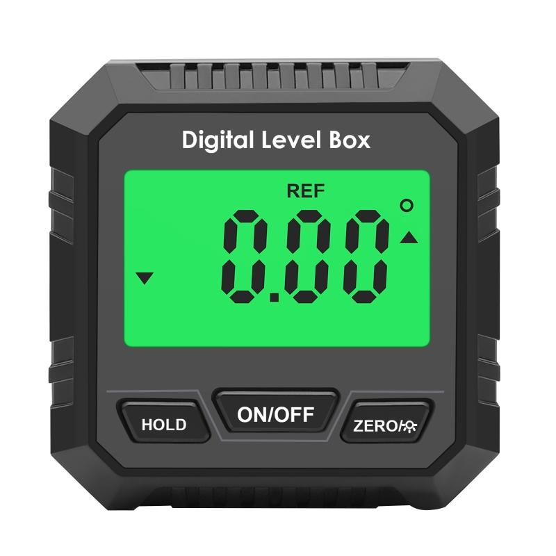 

Digital Angle Finder Compact LCD Display Digital Angle Gauge & Level Tool 4x90° 2x180° Essential Woodworking Electrical