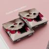 Cat Pattern Foldable Mirror Magnifying Pocket Mirror Portable Makeup Mirror  Children Student