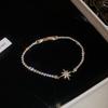 French simple zircon geometric mango bracelet light luxury high-end bracelet fashion exquisite jewelry design sense niche