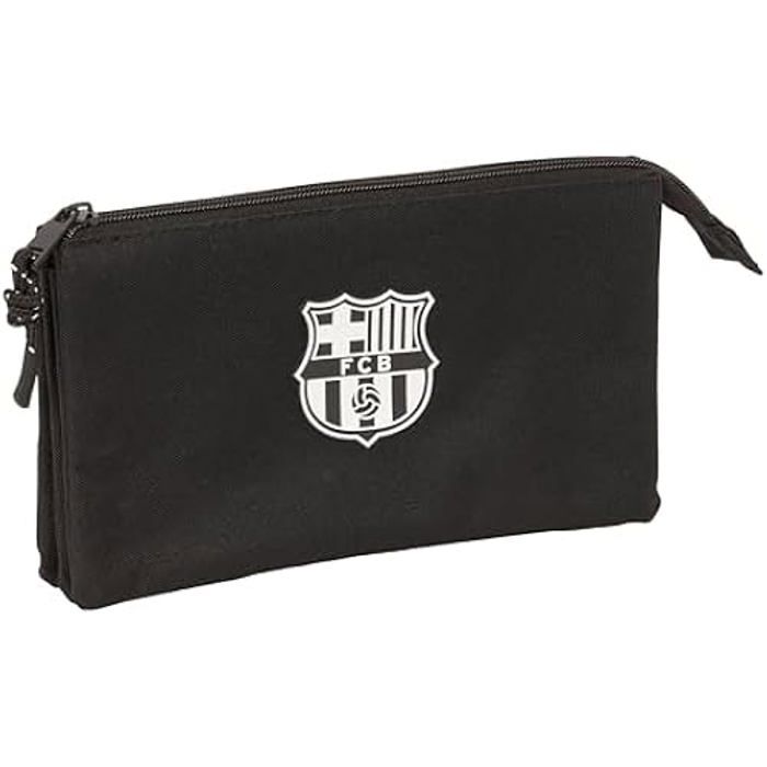 Trousse Triple - SAFTA - F.C. Barcelona - Confortable - Polyvalente - Noir