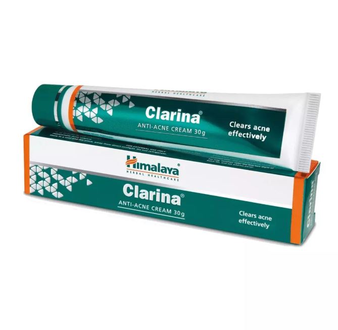 Кларин: Крем от прыщей и прыщей (30 г), Крем против прыщей Clarina, Himalaya