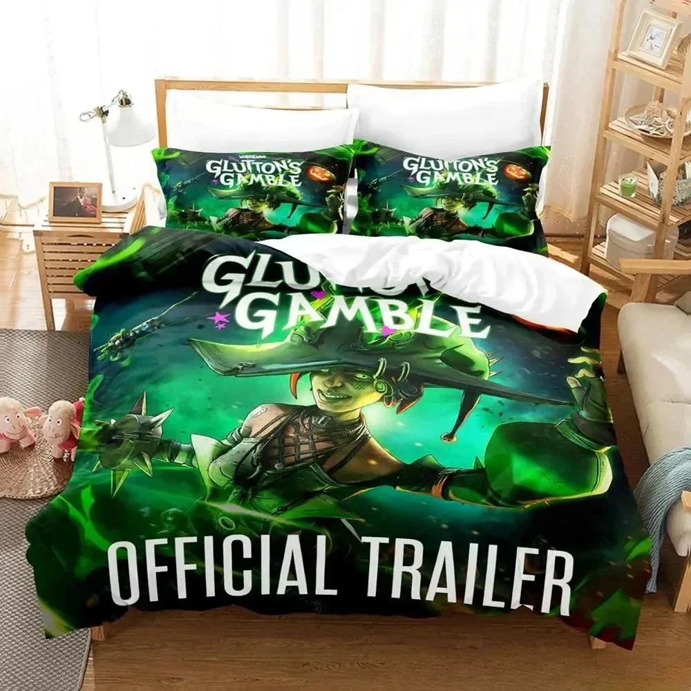 Game Tiny Tina s Wonderlands Comfortable Duvet Quilt Cover Pillowcase Bedding Set Children Bedroom Decoration Home Textile EU Single 135x200cm