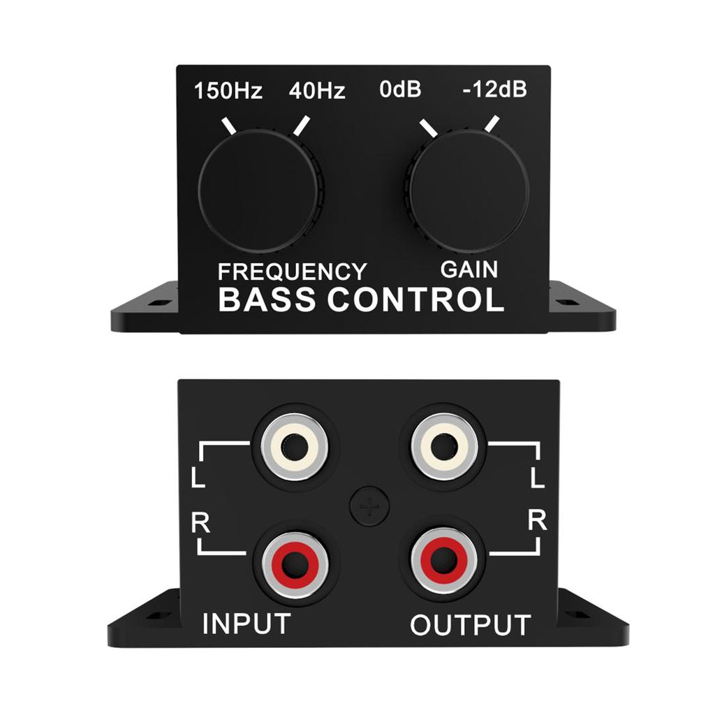 Universeller Bassregler Auto Bass Controller Lautstärkeregler Knopf Verstärker RCA Audio Controller