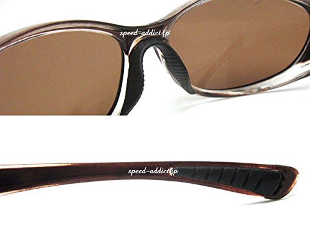 BIKER SHADE WIND GUARD X POLARIZED [SPEED ADDICT] (BROWN BROWN)