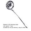Soup Ladle Colander Resistant Spoon High Temperature Handle Long Stainless Steel Hanging Hot