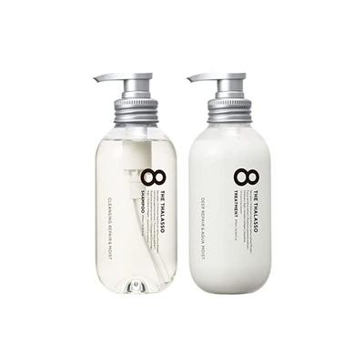 Eight the Thalasso Moist Shampoo Treatment Set 475ml Each Thalasso Stem Cell Penetration Repair Intensive Care Night Care