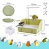Bird Bath, Water Play, Bathtub, Parakeet, Finch, Heatstroke Prevention, Heat Relief, Small Bird Bathtub, External Bird Bath Container, Automatic Showe