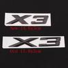 3D ABS Logo X3 Emblem Letters Badge Car Rear Trunk Sticker For BMW X3 F25 E83 G01 G45 Xdrive 20d 30d 20i 28i 30i 35i Accessories