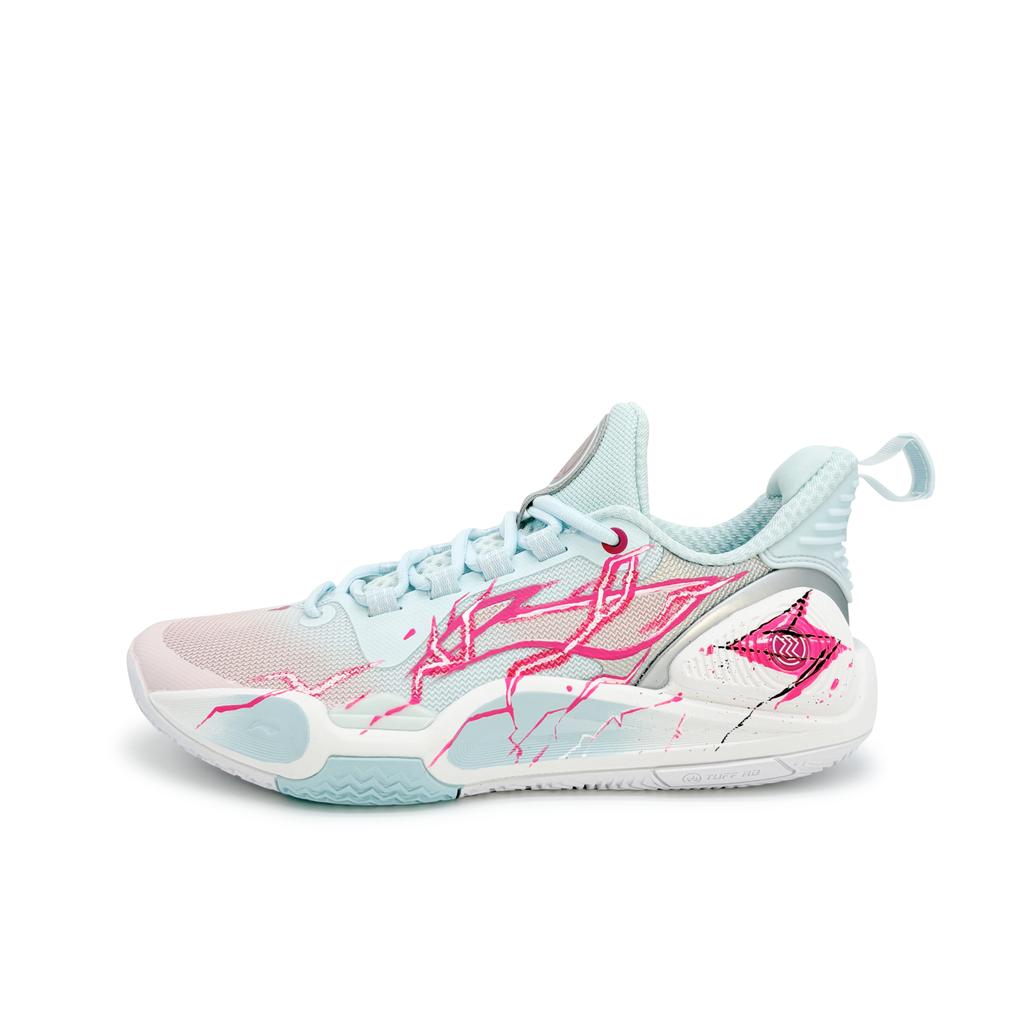 Li Ning Speed 9 Sakura Speed Electric Glow, Nákupní taška Tlumení Protiskluzové Odraz Nízké Basketbalové boty ABPT001-6(Tým1496-)