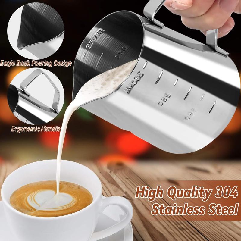 3/6/7PCS 51mm 53mm 58mm Espresso Tamper Barista Coffee Tamper With Calibrated Spring Loaded Stainless Steel Tampers