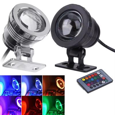 Hot Selling Waterproof RGB IP68 LED Flood Light Underwater Fountain Pool Pond Aquarium Spotlight Bulbs Outdoor Garden Lamp Light