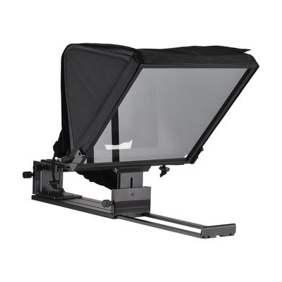 Tragbarer Teleprompter 16-Zoll-Universal-Prompter mit Kaltschuhmontage 1/4 Zoll und 3/8 Zoll Gewindeloch
