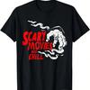Horror Kunst - Gruselfilme und Chillen - Psychobilly Punk Kunst T-Shirt, Bequeme Reine Baumwolle.Jpg