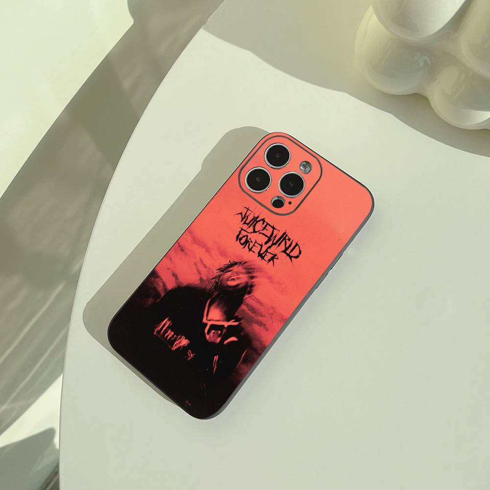 Rapper -999 J-Juice W-WRLD Phone Case For iPhone 17,16,15,14,13,12,11 Pro Max,16/15/14Plus,XS Soft Black Cover