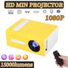 12V-2A T300 1920*1080 LED Mini Portable Projector 240x320 AV USB Audio Projector 3D Home Cinema Media Video Player Built-in Speaker 20W