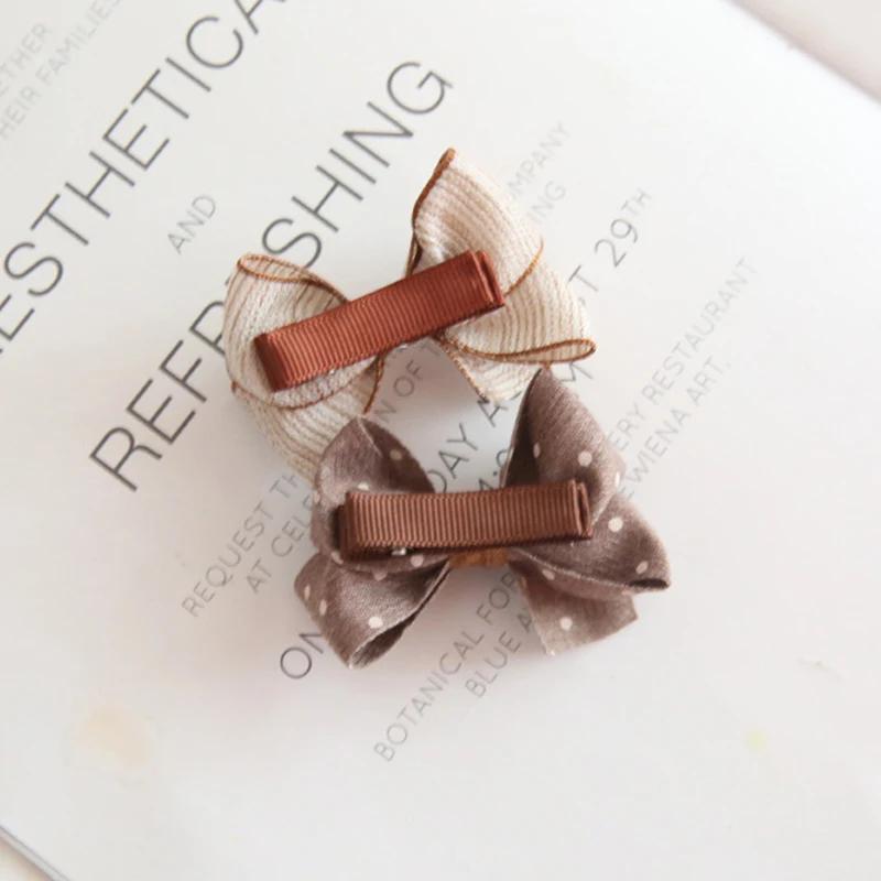 10Pcs/Set Baby Hair Clips Baby Headband Accessories Cross Kid Hair Clip Cotton Girl Hair Clip Baby Barrettes Hair Accessories