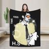 Kiss All The Time Album Blankets Harrys Music Styles Plush Throw Blankets Bedroom Sofa Personalised Ultra-Soft Warm Bedspreads
