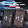 Leather Car Driver's License ID Card Bank Card Wallet Car Styling For Buick Verano Velite Lesabre Riviera Avenir GL6 GL8 Envision Excelle
