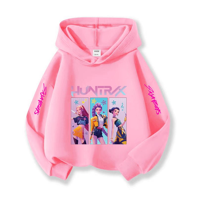 Hoodies Sweatshirts Girls Christmas Casual Comfortable Kids Hoodie Fashion Printed Pattern Sweatshirt Top