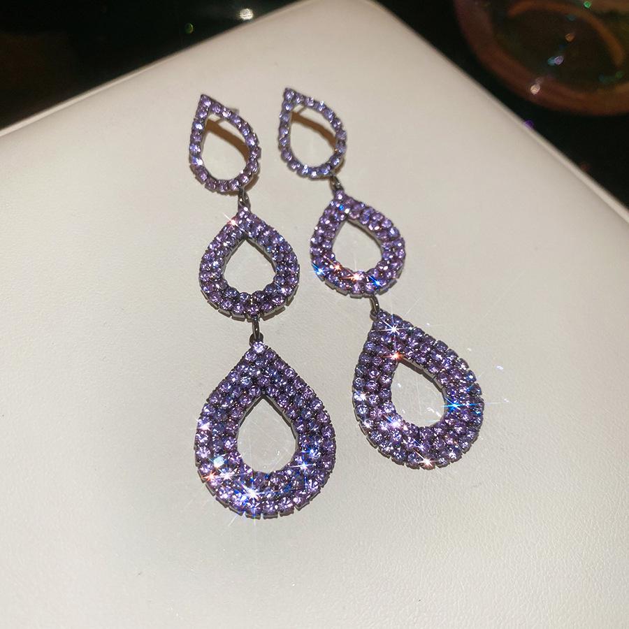 Náušnice Srdce Stříbrná Jehla Zirkon Kamínky - High-End Módní Design