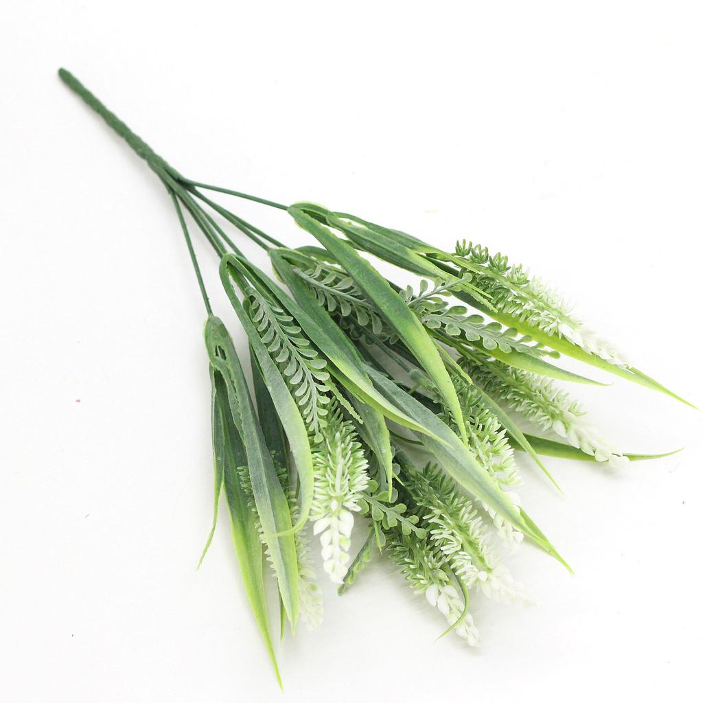 Simulation Plant Aquatic Plant Flower Plant Powder 7 Forks Phoenix Pheasant Lavender Plant Wall Wedding Hotel Home Decoration