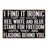 Vintage Metal Sign Retro Wall Art Home Decor 20x30cm