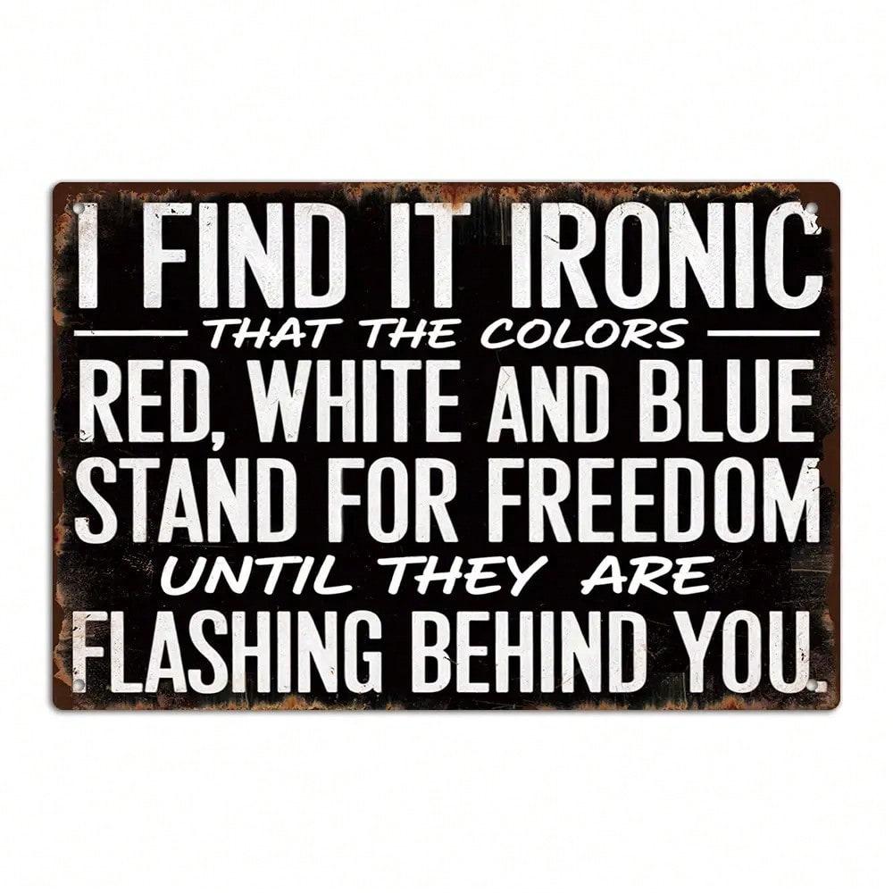 Vintage Metal Sign Retro Wall Art Home Decor 20x30cm