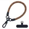 Luxury Phone Wrist Strap 10mm Diameter Lanyard Anti-loss Short Rope USB Keychain Hanging Portable Bag Mobile Cover Case Strap