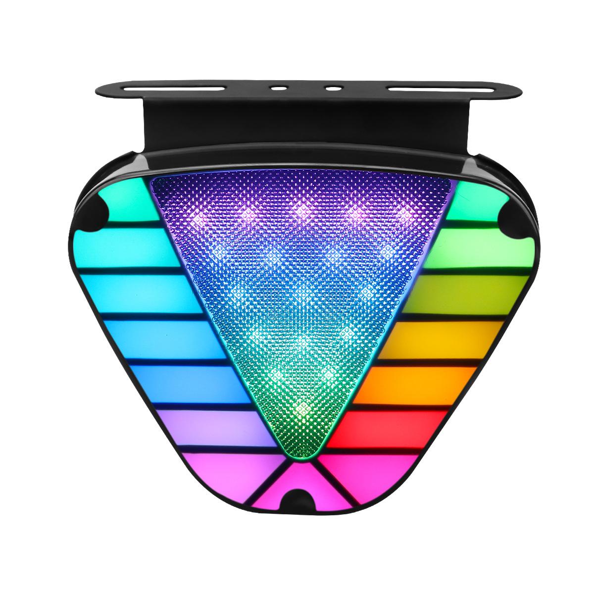 

1/2 шт. RGB Круглый/Треугольный Светодиодный Задний Фонарь Авто Грузовик Задние Декоративные Мигающие Сигнальные Лампы Предупреждение Безопасности Лампа Заднего Хода Противоударный Широкий Задний Фонарь Type B-1pcs