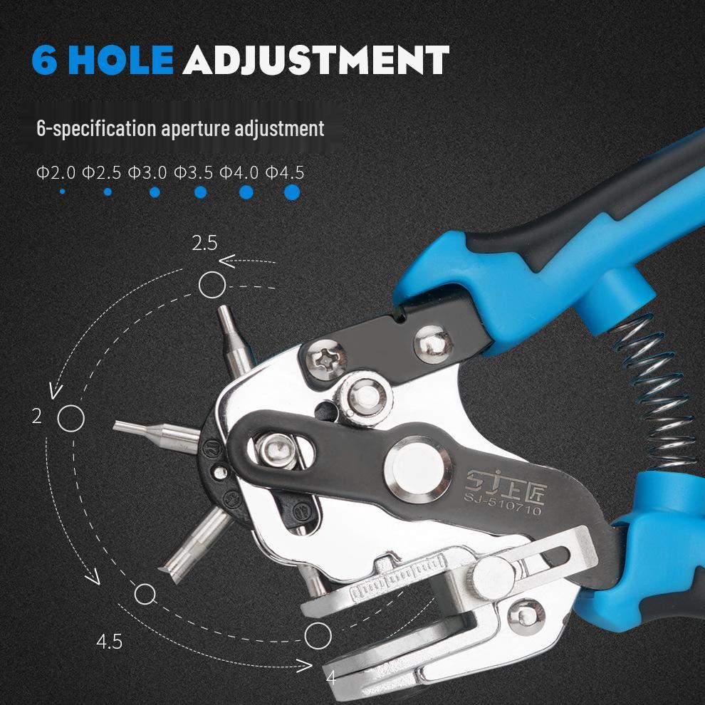 Master Craftsman Belt Hole Punching Pliers for Watch Straps and Waistbands
