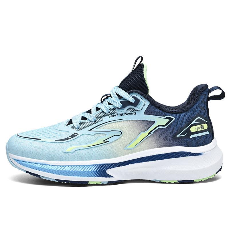 Men's shoes spring and summer high-quality cushioning running shoes fashion versatile breathable casual shoes high school entrance examination