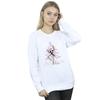 Disney Womens/Ladies The Nightmare Before Christmas Tree Pink Sweatshirt