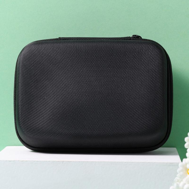 EVA Hard Case Square Heaphone Bag with Inner Mesh Pocket Carry Pouch with Inner Mesh Pocket for Electronic Accessory