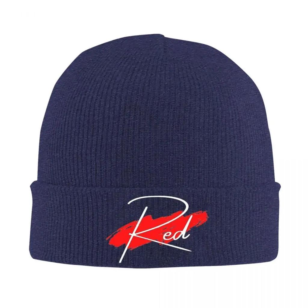 Playboi Carti Bonnet Hats red color Knit Hat FeUnisex Unisex Trendy Head Wrap Beanie Hats Autumn Outdoor Sport Graphic Cap