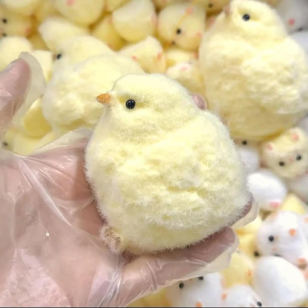 Handmade Chick Squishy Toys Ultra Soft Squishy Fidget Toys Silicone Pinch Entertainment Games For Children Christmas Gifts