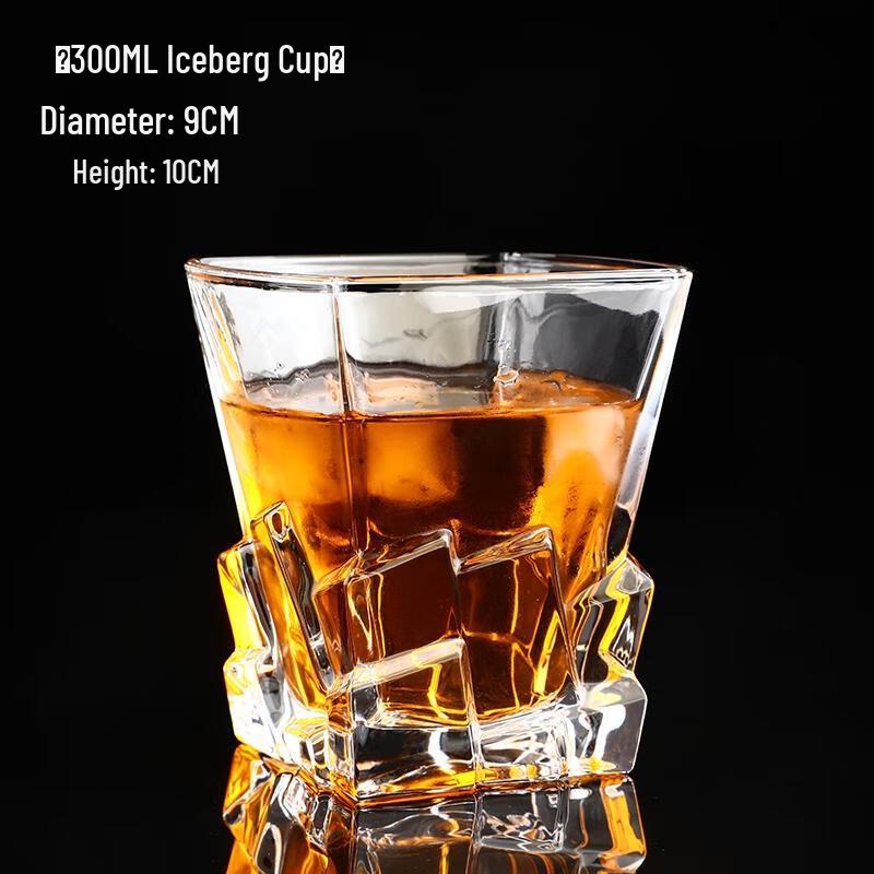 HANDUNYOU Classic Iceberg Whiskey Glass