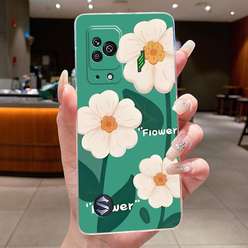 

Для Xiaomi Black Shark 5 Pro Чохол Прозорий Розкішний Модний Метелик Квітка М який Силікон ТПУ Чохол для Телефона Для BlackShark 5 5Pro Чохол Xiaomi Black Shark 5