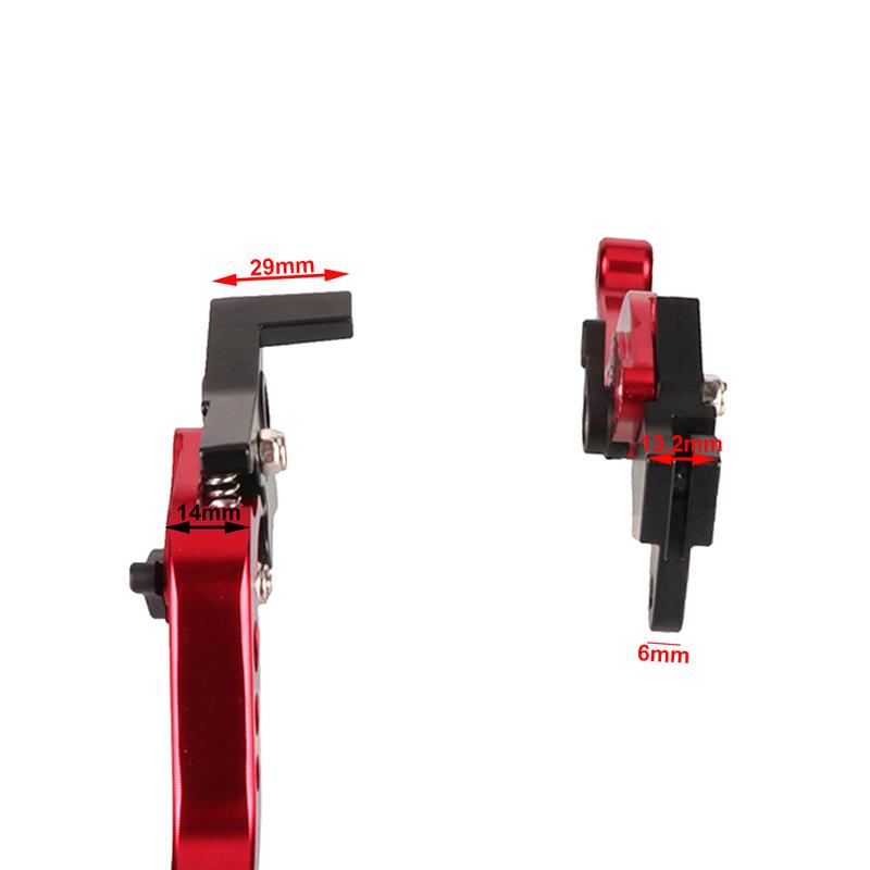 Universeller Motorrad Kupplungsbremshebel Trommelhebel CNC Passend für Yamaha Honda Suzuki Motorrad Roller Modifikationszubehör