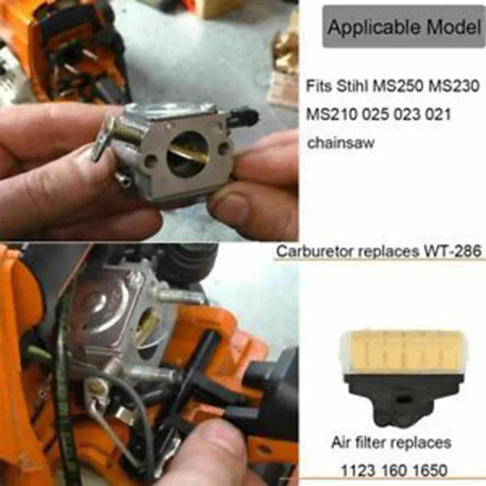 Carburetor Carb Air Filter Kit For Stihl MS210 MS230 MS250 021 023 025 Chainsaw C1q-s76c C1q-s11e C1q-s11g 1123-120-0603