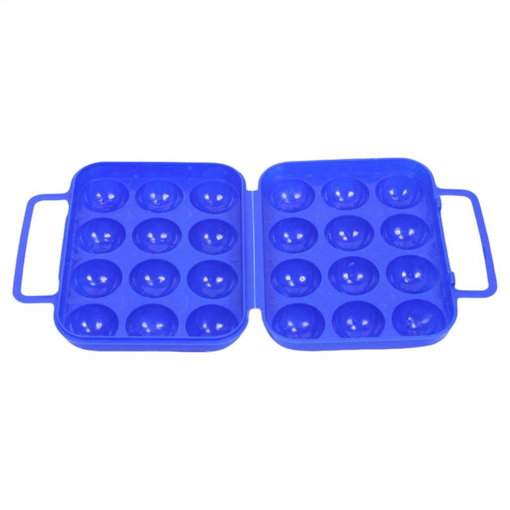 Kempovací nádoba na vejce, cestovní a venkovní nářadí, organizér, úložný box 2/4/6/12 mřížkový kempingový držák na vejce, úložný box na vejce