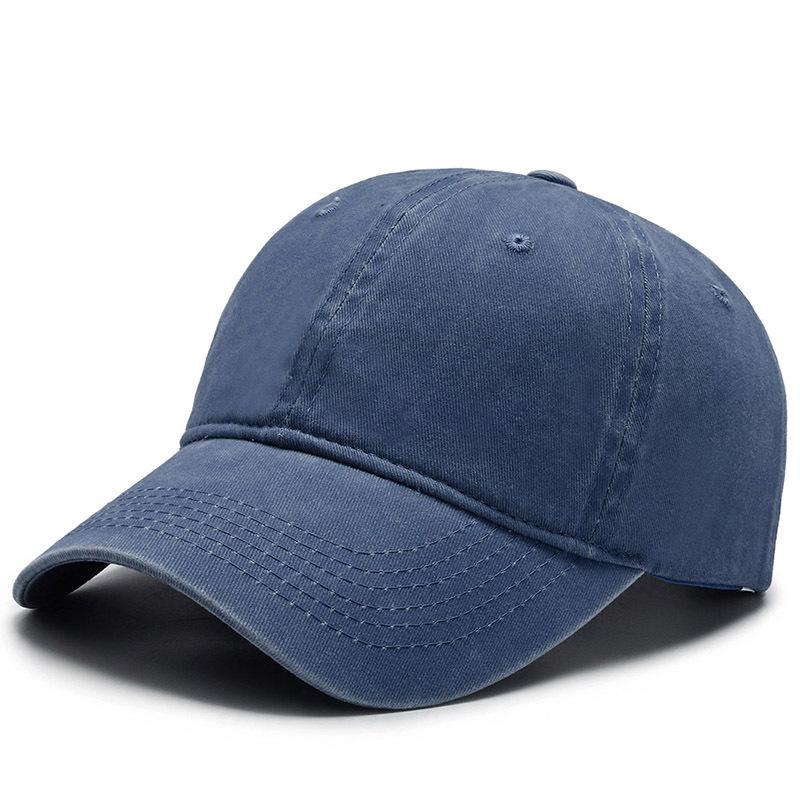 American Hat Washed Hat Men'S Casual Baseball Cap Outdoor Embroidery Big M Trendy Versatile Sunscreen Hat