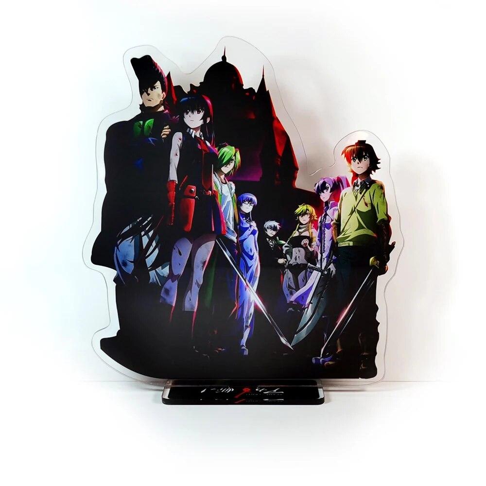 Акаме га УБИТЬ! Группа Тацуми Акаме Мине Леоне Лаббок Шил Булат GM акриловая подставка — фото 2