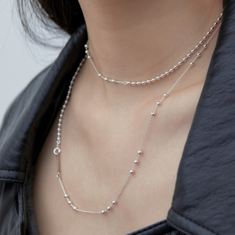 

byweekend Lake necklace short